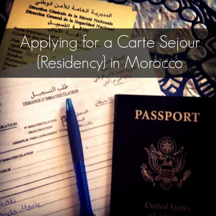 carte sejour